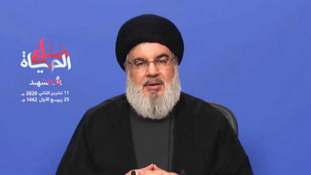 سید حسن نصرالله، دبیر کل حزب‌الله لبنان: سخنرانی تلویزیونی در روز شهید حزب الله، سالگرد شهادت احمد قصیر